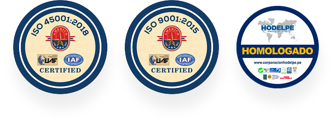 Certificaciones ISO 9001, ISO 45001 y homologación HODELPE de BLUENERG